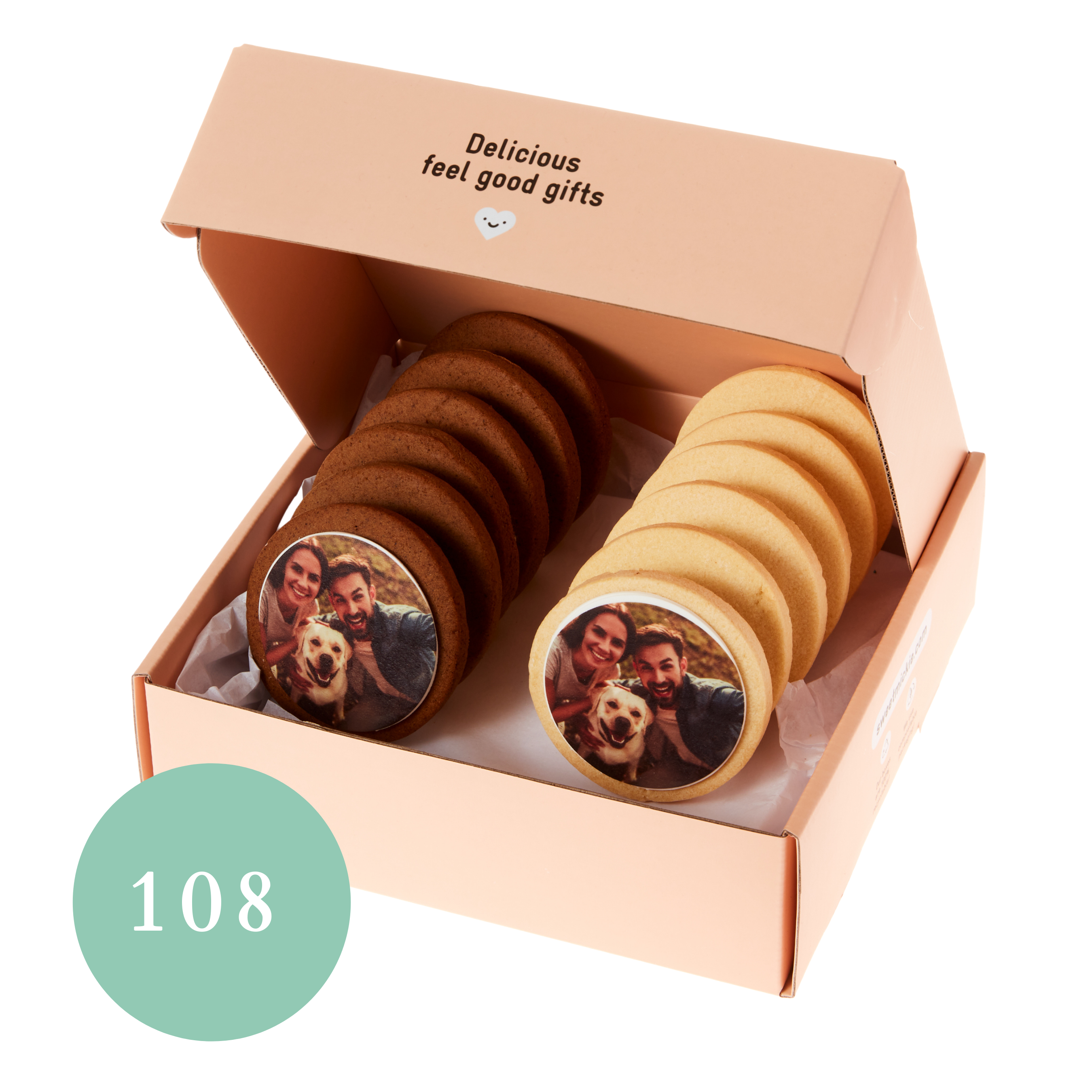 Edible Image Cookies 108 Pack