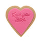 love you bitch cookie gift delivery melbourne same day pink quote cookie