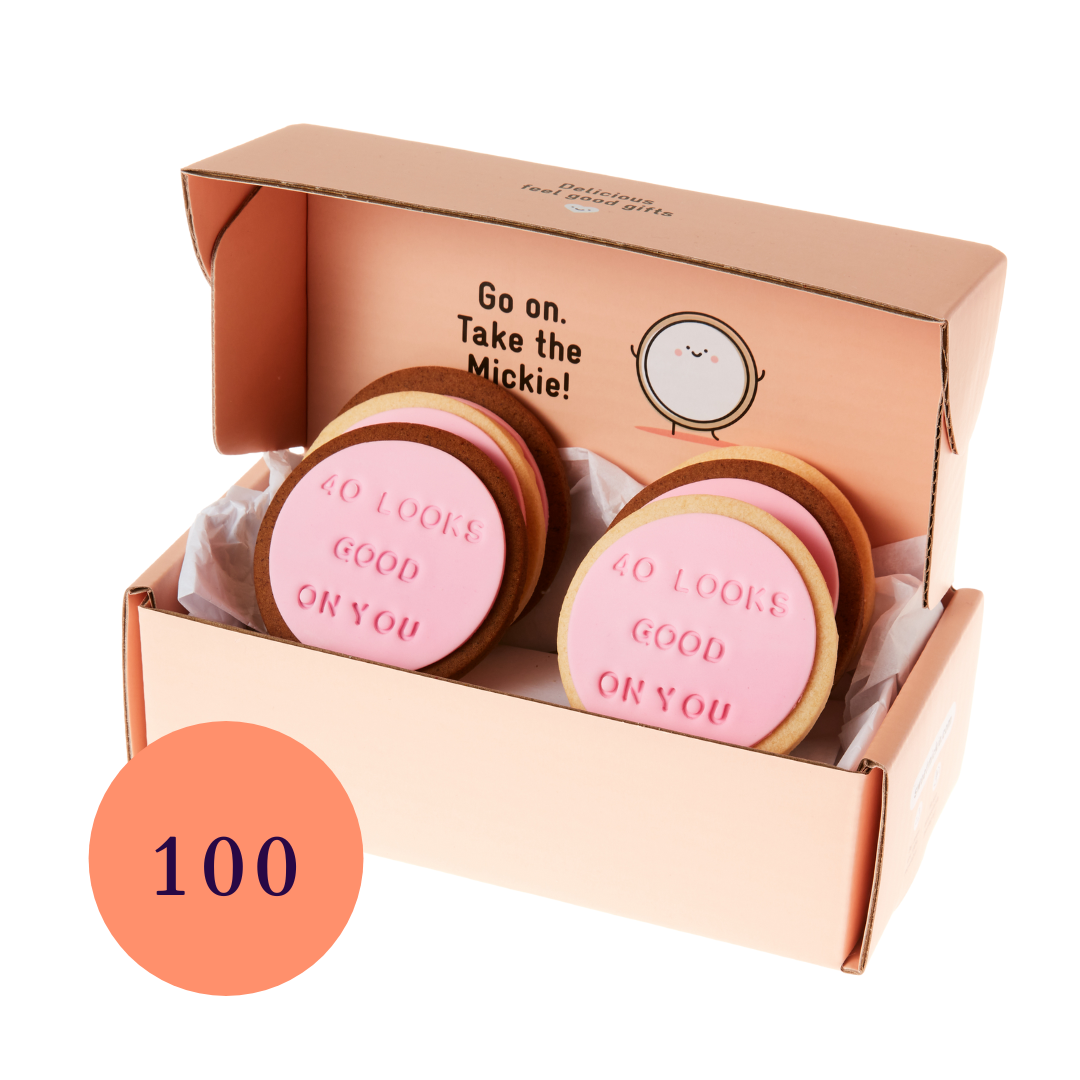 Custom Text Cookies 100 Pack