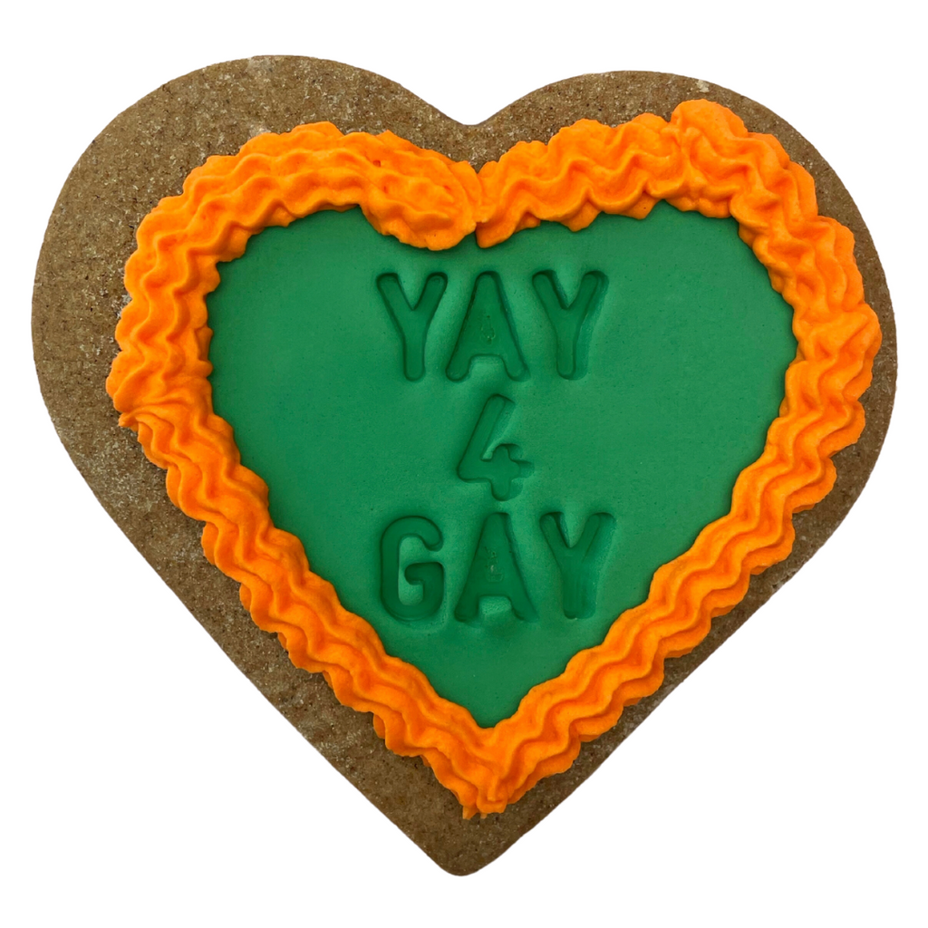 Sweet Mickie Pride cookies with rainbow icing - Yay 4 Gay