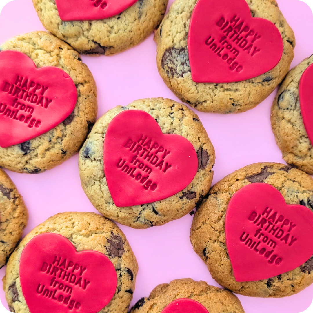 Personalised New York Chunky Cookies | Custom Message Icing Cookies