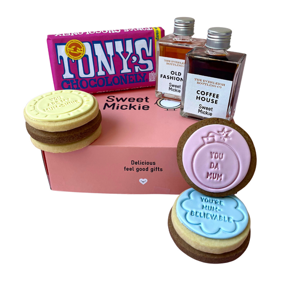 Sweet Mickie Punderful Mum Curated Gift - Mothers Day Gift Delivery with Cookies, Chocolate and Cocktails