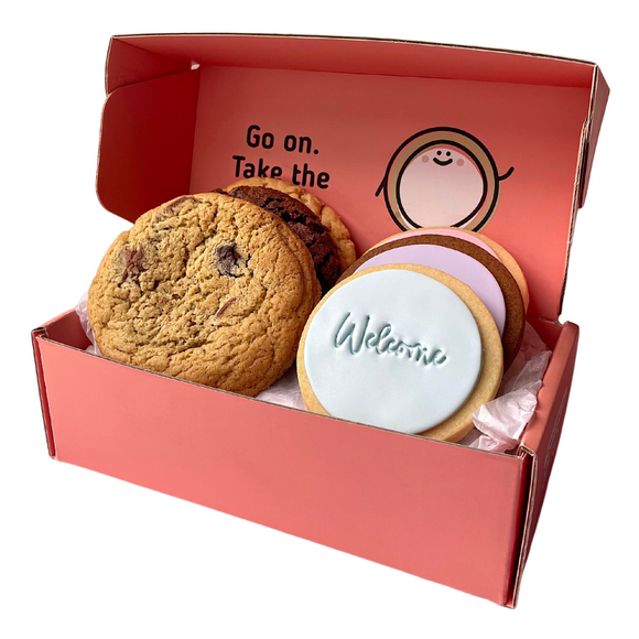 Sweet Mickie Welcome Cookies with Chocolate Chip Cookies, White Chocolate Cookie and Belgian Chocolate cookies