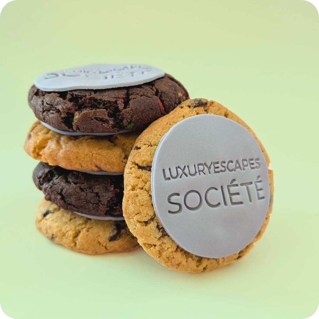 Personalised New York Chunky Cookies | Custom Message Icing Cookies