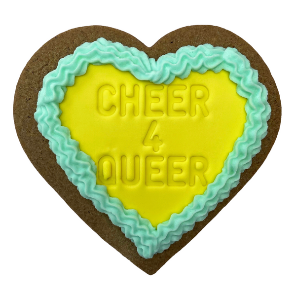 Sweet Mickie Pride cookies with rainbow icing - Cheer 4 Queer