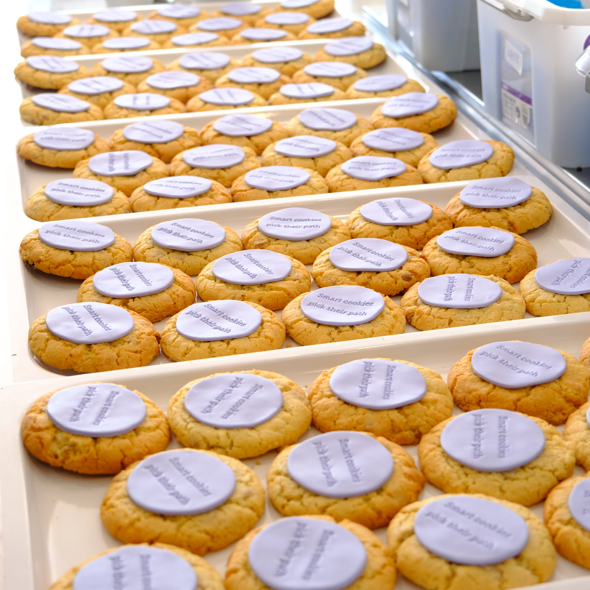 Personalised New York Chunky Cookies | Custom Message Icing Cookies