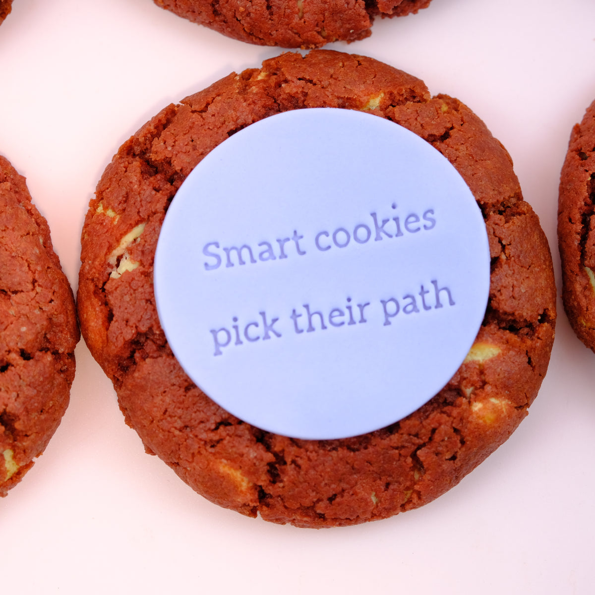 Personalised New York Chunky Cookies | Custom Message Icing Cookies
