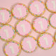 Birthday cookies with numbers and rainbow sprinkles