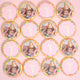 Personalised birthday photo cookies with edible images and matching number cookies