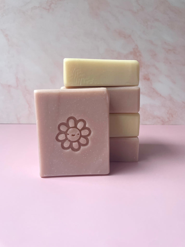 Sweet Mickie Pink Clay and Lavender Soap - Perfect gift for Mothers Day, Birthdays and Sending Love
