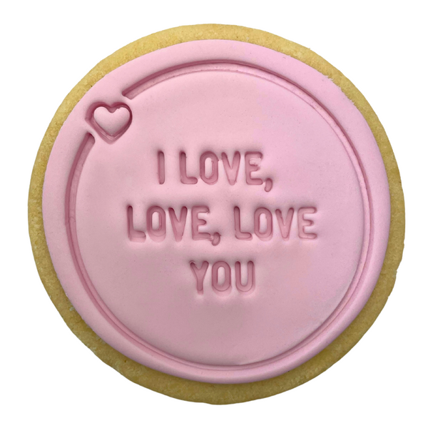 Sweet Mickie Mothers Day Cookies - I love, love, love you