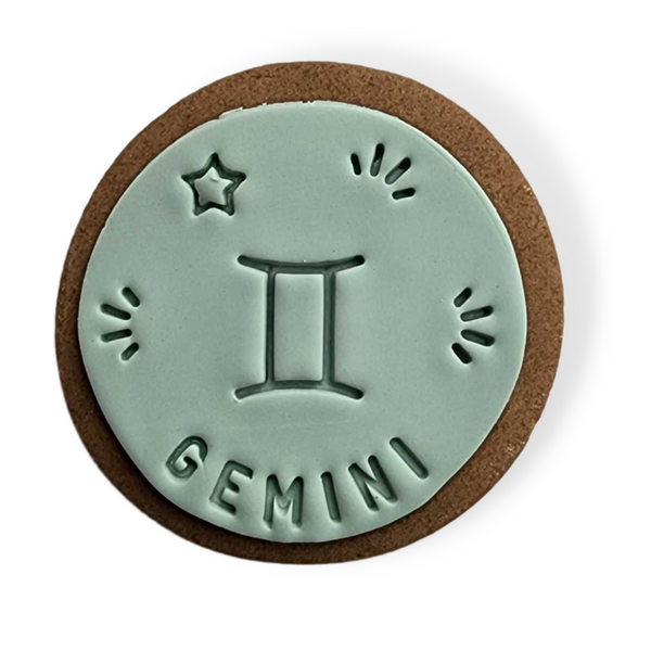 sweet mickie star sign birthday cookie gift delivery Gemini cookie