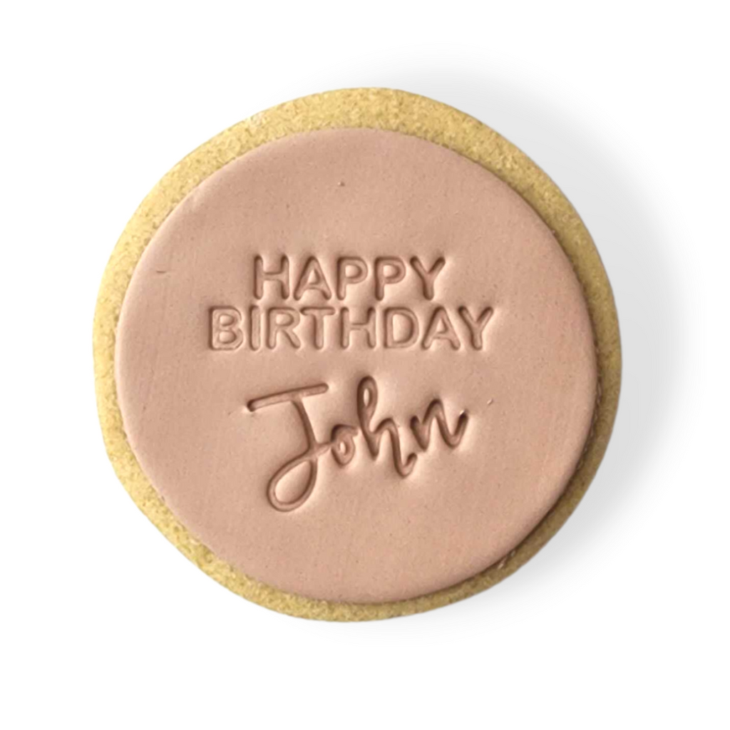 Sweet Mickie happy birthday with custom name cookie gift delivery