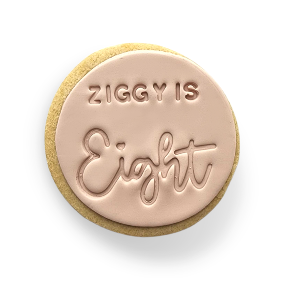 Sweet Mickie custom name and age birthday cookie gift delivery