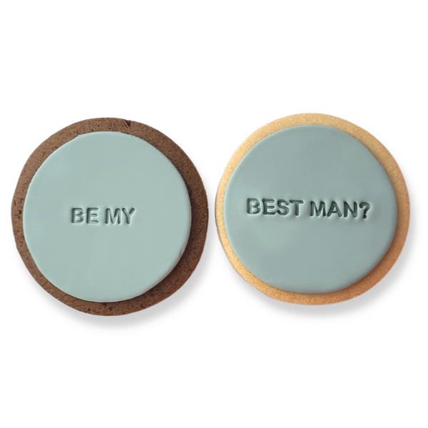 Sweet Mickie Be My Best Man Proposal cookie gift