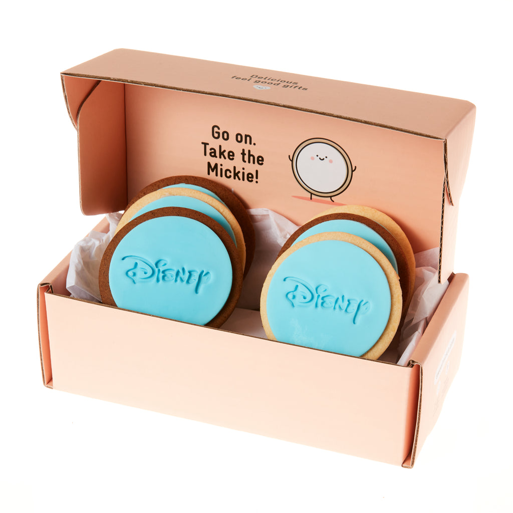 custom corporate 3d stamp logo cookie sweet mickie disney