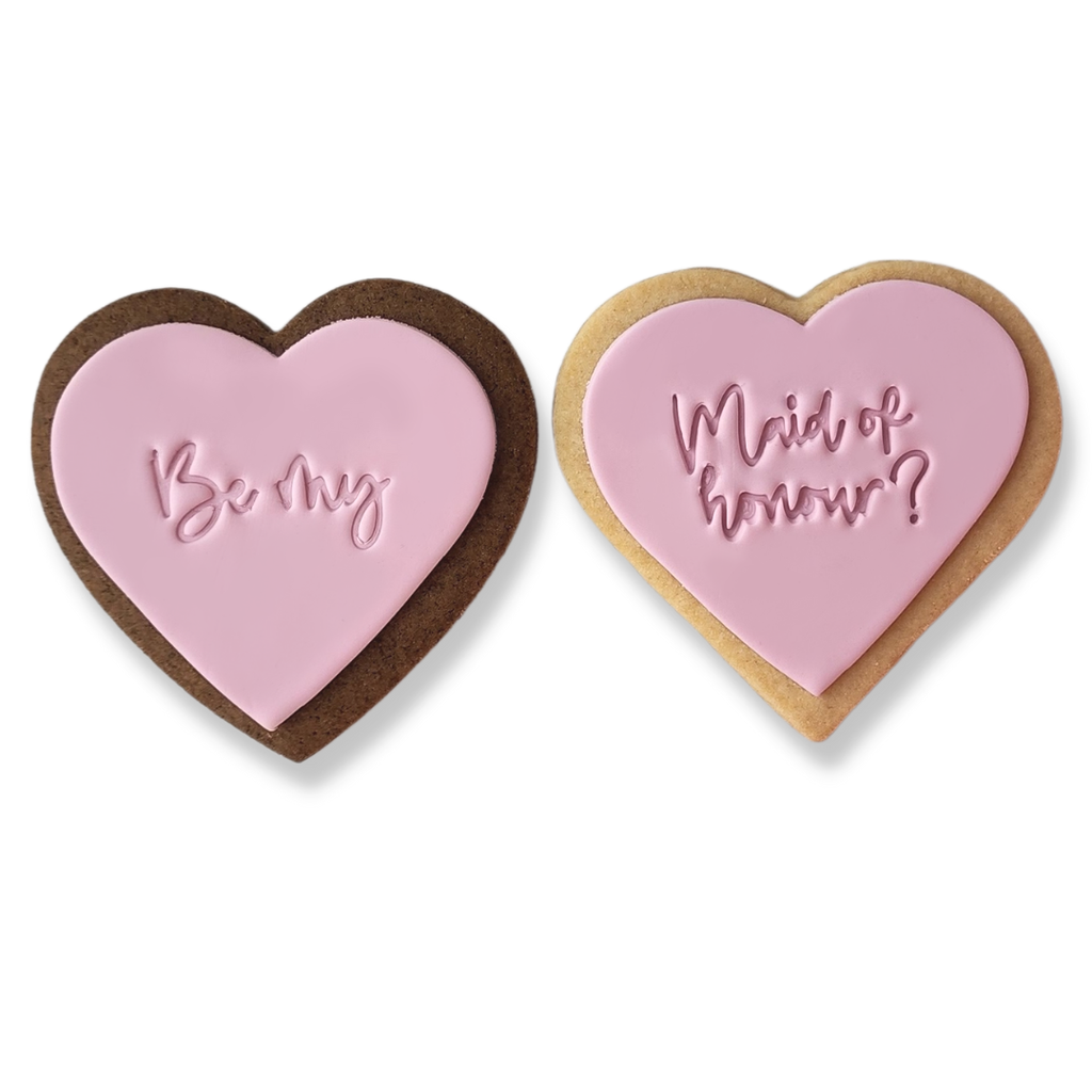 Be My Maid of honour? Bridal Proposal cookie two