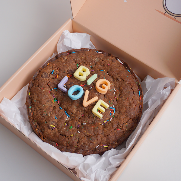 Chocolate cake big mickie cookie with quotes
