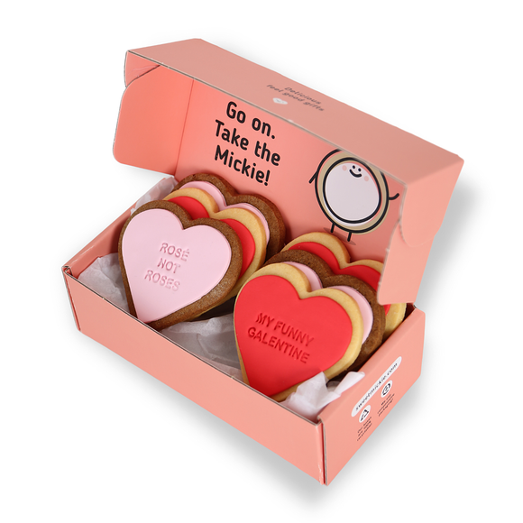 Sweet Mickie Galentines Cookies gift - 6 Pack