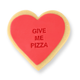 Sweet Mickie Galentines vanilla cookie - give me pizza