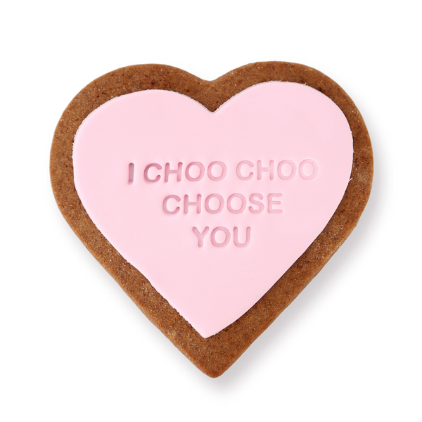 Sweet Mickie Galentines cookie - I choo choo choose you