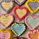 frou frou frilly retro cookies custom text