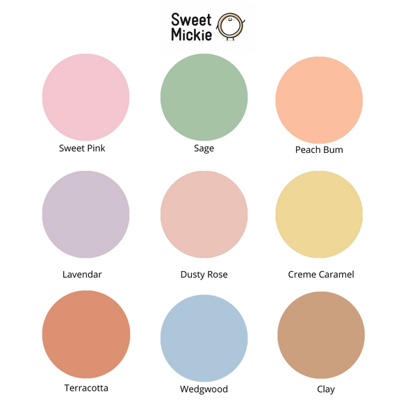 Sweet Mickie Icing Colour Chart