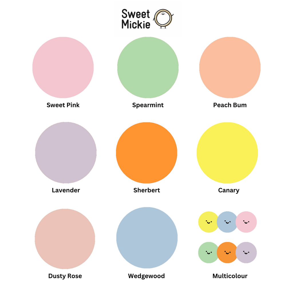 Sweet Mickie Icing Colour Chart