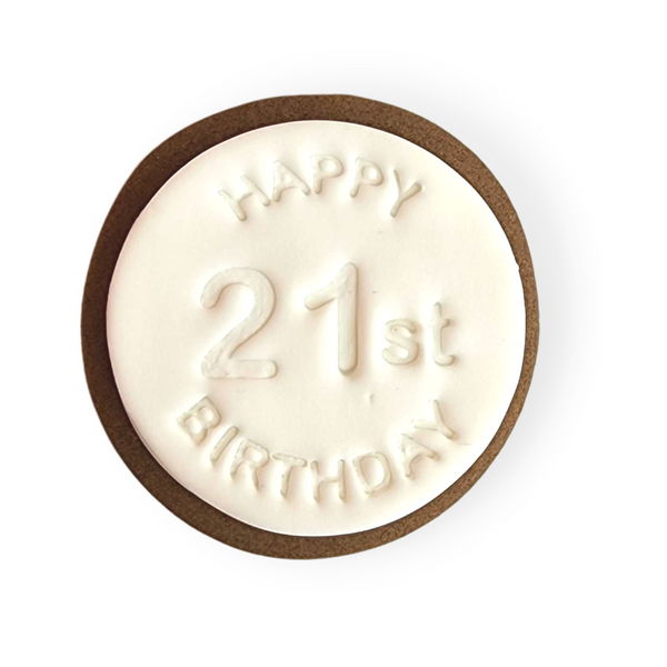 Sweet Mickie Happy Age Birthday cookie gift delivery