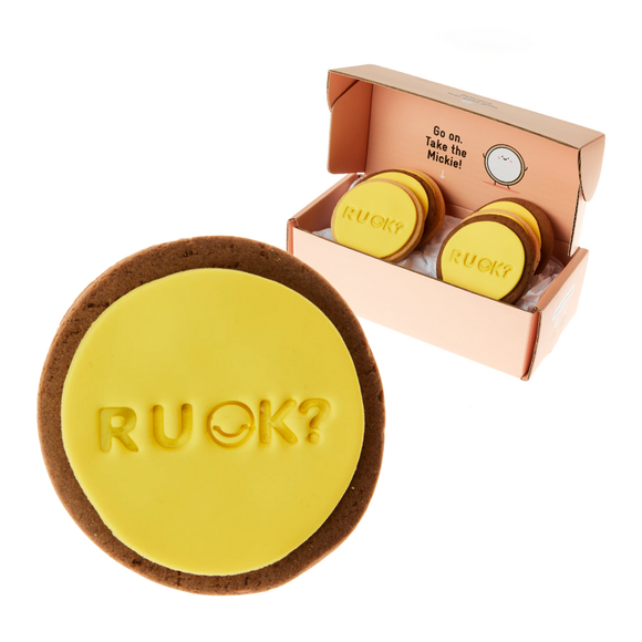 R U OK? Day cookies Sweet Mickie corporate cookies